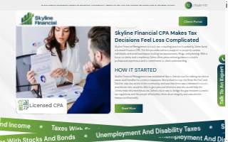 Houston Skyline Financial CPA website