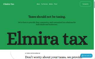 Elmira Tax by William Tse, CPA website