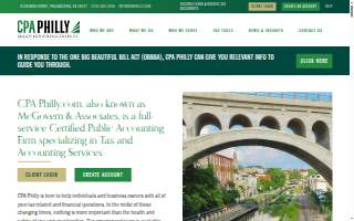CPA Philly - McGovern & Associates P.C. website