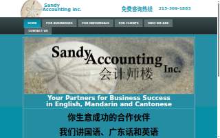 Sandy Accounting Inc website