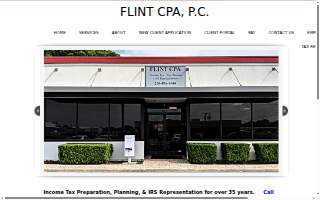 Flint CPA, PC website