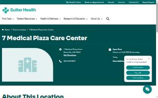 7 Medical Plaza Care Center website