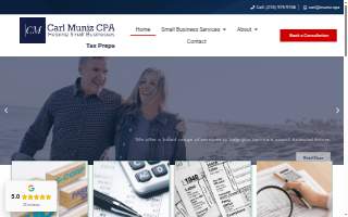 Carl Muniz CPA LLC website