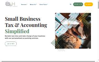 L&H CPAs and Advisors - Dallas CPA Firm website
