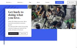 Hall Accounting Company website