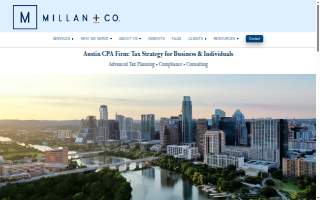 Millan & Co., CPAs website