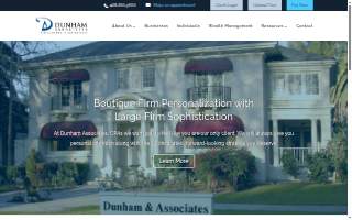 Dunham Associates CPAs website