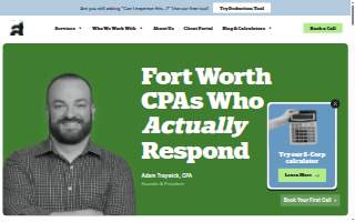 Adam Traywick, LLC - Certified Public Accountant website