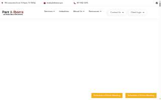 Parr & Ibarra CPA website