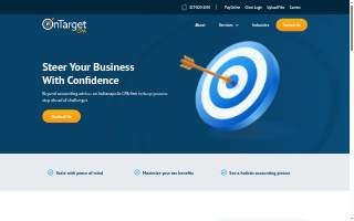 OnTarget CPA website