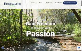 Edgewater CPA Group website