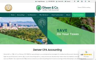 Gheen & Co., CPA, LLC website