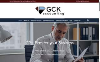 GCK Accounting of Denver website