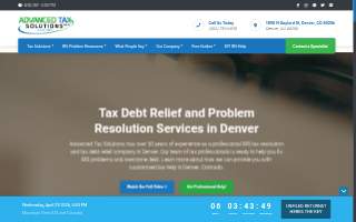 Advanced Tax Solutions website