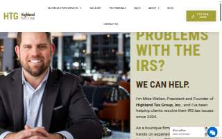 Highland Tax Group, Inc. website