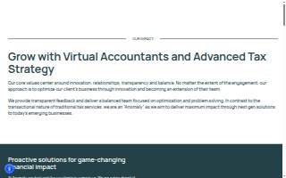 Anomaly CPA website
