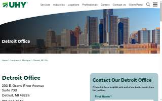 UHY of Detroit website