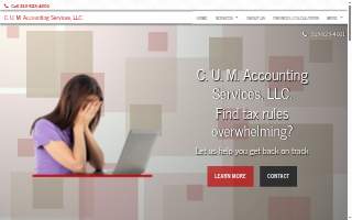 C. U. M. Accounting Services website