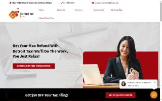 Detroit Tax Office website