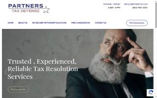 Partners Tax of Detroit website