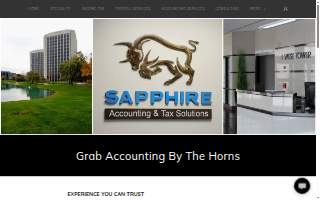 Sapphire Accounting & Tax Solutions website