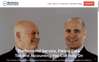 Bartolme and Associates, PC CPA,s website