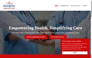 Integrity Medical Center website