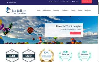 Jon Bell CPA & Associates of Albuquerque website