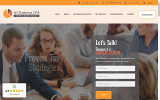 All Business CPA website