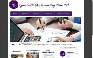 Garcia CPA Accounting Firm, PC website