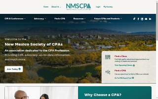 The New Mexico Society of CPAs website