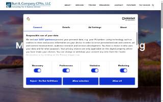 Burt & Company CPAs, LLC website