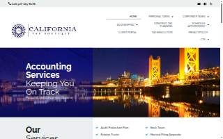 California Tax Boutique website