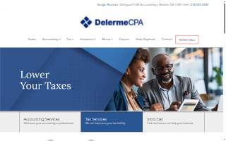 Delerme CPA website