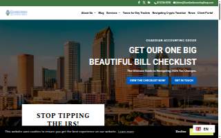 Guardian Accounting Group of Tampa website