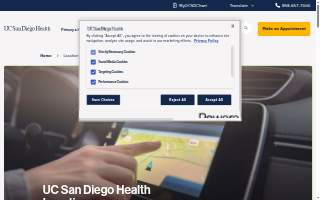 UC San Diego Multi-Specialty Clinic website