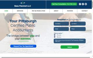 Basu Pancholi LLC Certified Public Accountants CPA website