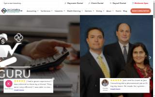 Tax Guru-Jain Consulting - Tax, Accounting & Payroll Firm website