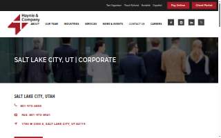 Haynie & Company of Salt Lake City website