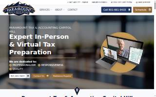 Paramount Tax & Accounting Capitol Hill website