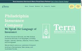 Terra Insurance Services website