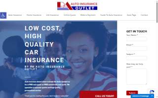 PA Auto Insurance Outlet website