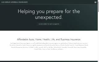 San Diego General Insurance Agency, Inc. website