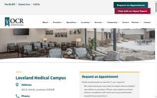 Orthopaedic & Spine Center of the Rockies - Loveland Medical Campus website