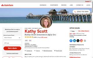 Kathy Scott - State Farm Insurance Agent website