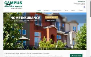 Campus Insurance Service website