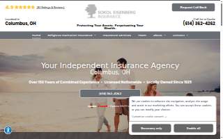 Sokol Eisenberg Insurance website