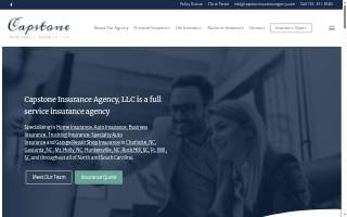 Capstone Insurance Agency website