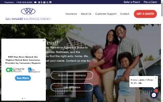 O H Walker Insurance Agency website