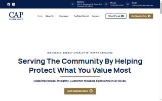 CAP Insurance Group website